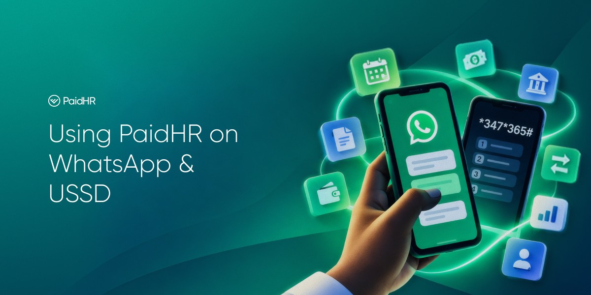 Using PaidHR on WhatsApp & USSD
