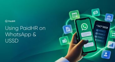 Using PaidHR on WhatsApp & USSD